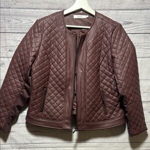 Ricki’s faux letter jacket